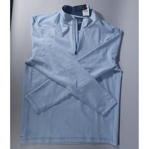 J CREW Factory Mens Performance Half-zip Pullover Shirt NWT  (Retails $98)